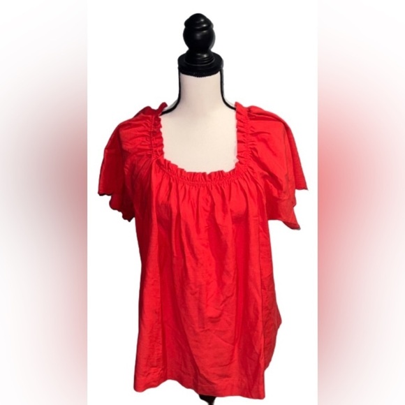 LC lauren conrad- red top - Picture 1 of 6